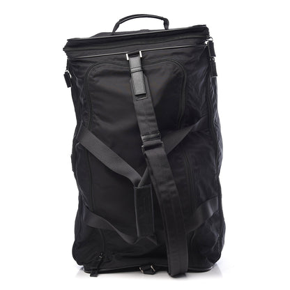 Prada Tessuto Nylon Saffiano Rolling Duffle Black 3 of 18