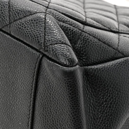 Chanel Caviar Quilted Grand Shopping Tote GST Black 12 of 13