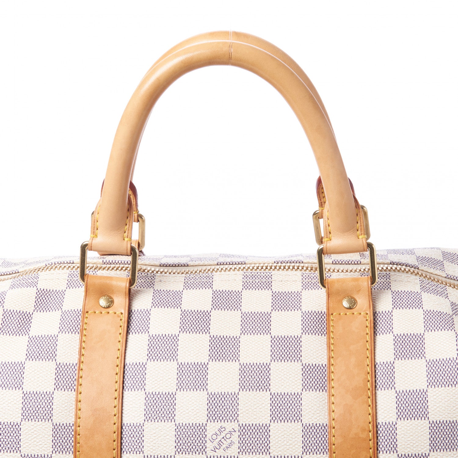 Louis Vuitton Damier Azur Keepall 50 6 of 9