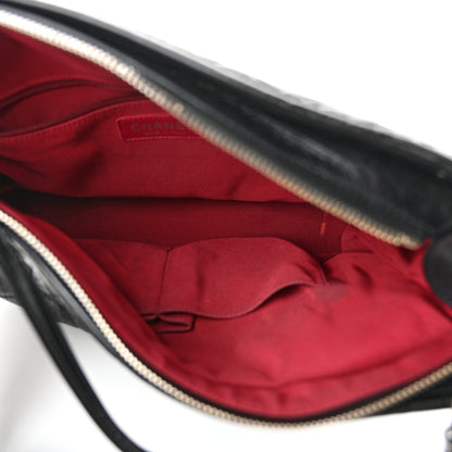 Chanel Aged Calfskin Quilted Medium Gabrielle Hobo Black 5 of 11