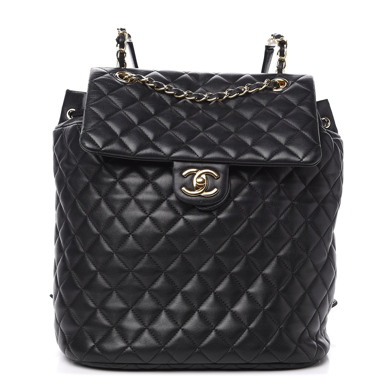 Chanel Lambskin Quilted Large Urban Spirit Backpack Black 1 of 17