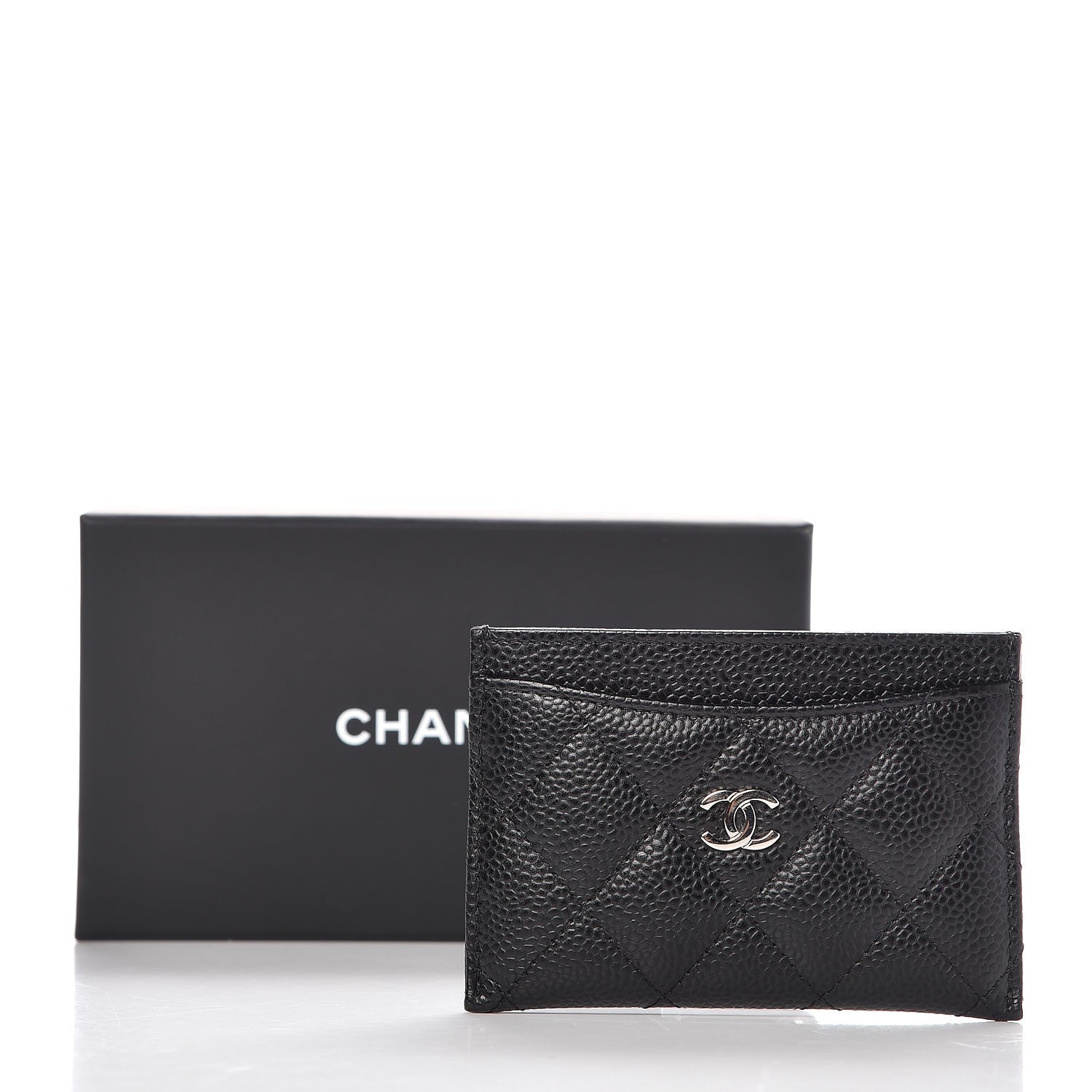 Chanel Caviar Quilted Card Holder Black 9 of 9