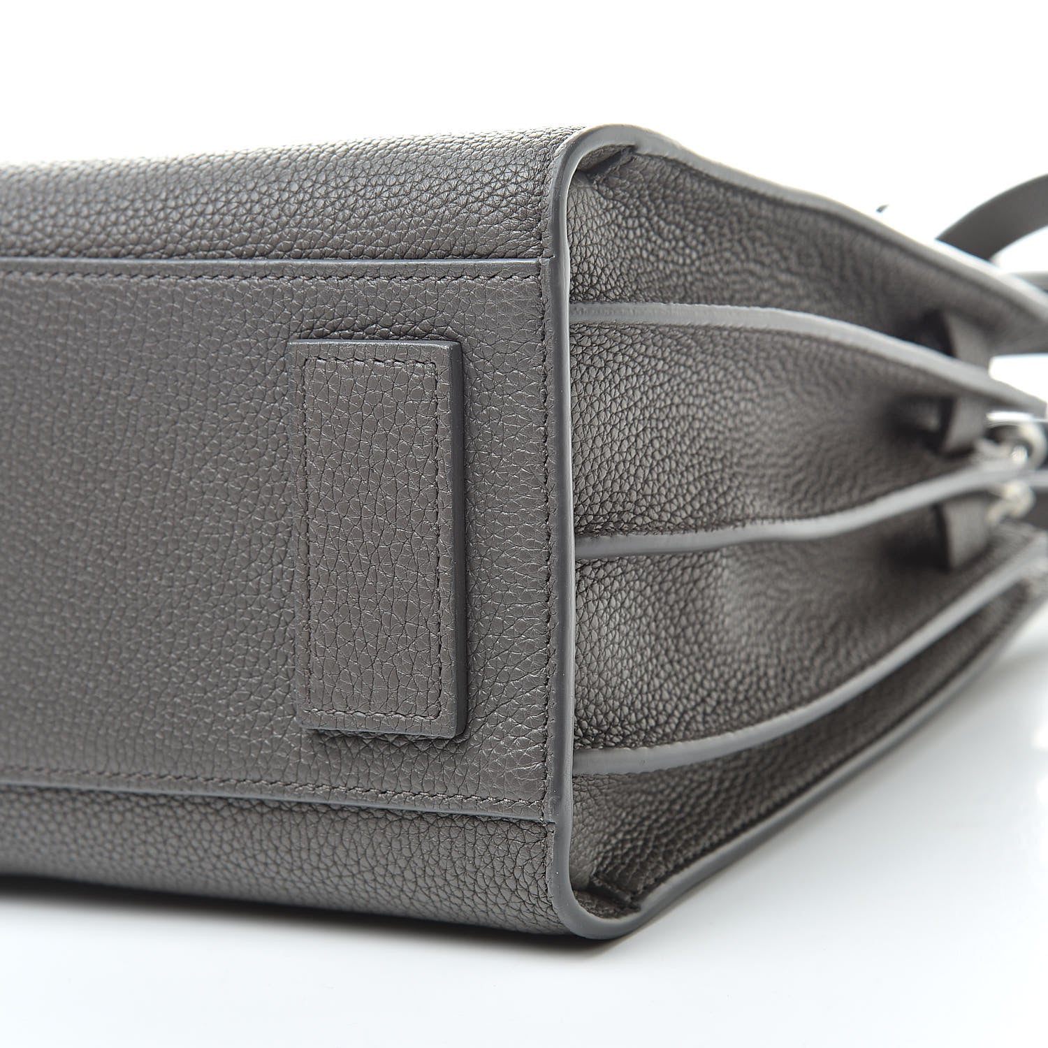 Saint Laurent Grained Calfskin Baby Sac De Jour Fog 12 of 12