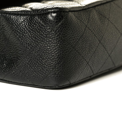 Chanel Caviar Quilted Medium Double Flap Black 8 of 10