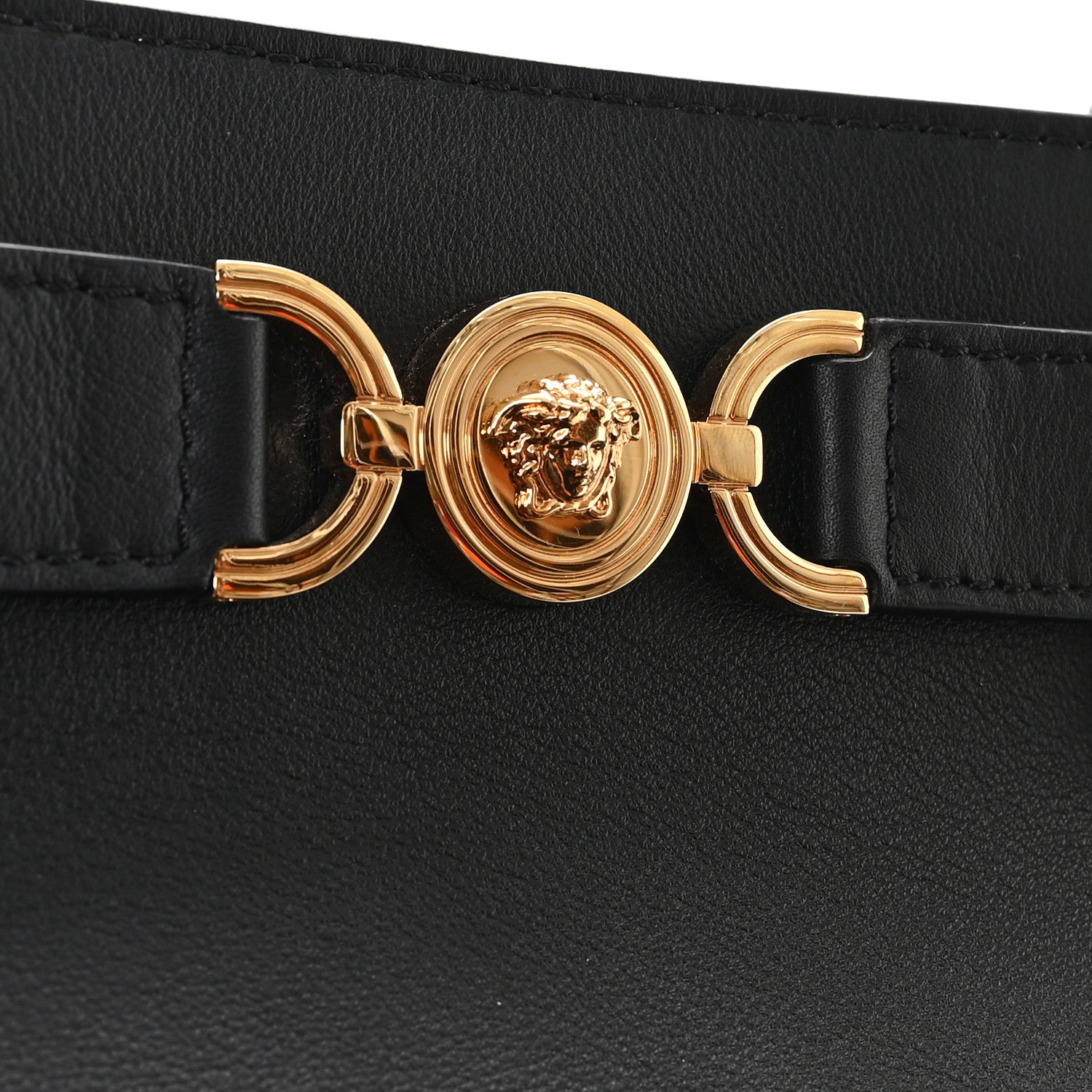 Versace Calfskin Medusa '95 Tote Bag Black 11 of 11