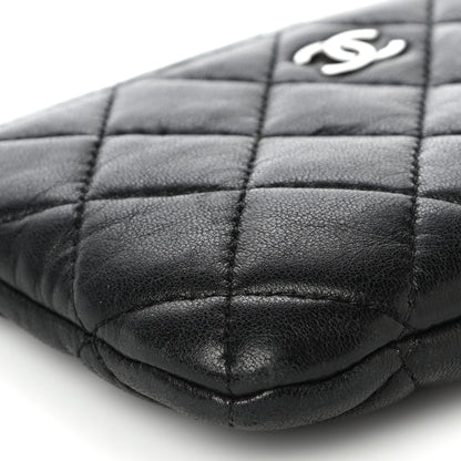 Chanel Lambskin Quilted Small Cosmetic Case Black 9 of 12