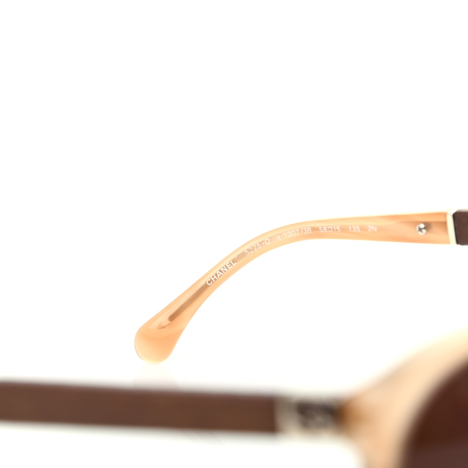 Chanel Lambskin Quilted Acetate CC Sunglasses 5225-O Tan 5 of 7