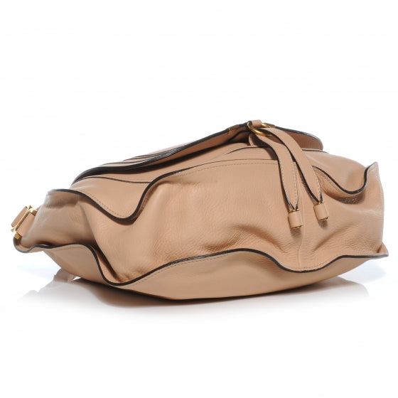 Calfskin Large Marcie Hobo Nude
