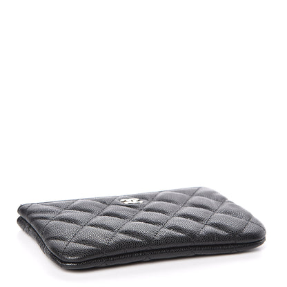 Chanel Caviar Quilted Small Cosmetic Case Black 4 of 8
