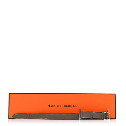 Hermes Swift 40mm Apple Watch Double Tour Band Etoupe 6 of 6