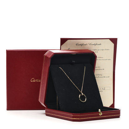 Cartier 18K Yellow Gold Diamond Juste Un Clou Pendant Necklace 6 of 6