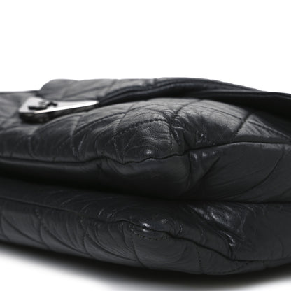 Chanel Lambskin Quilted Padded Envelope Flap Black 10 of 11