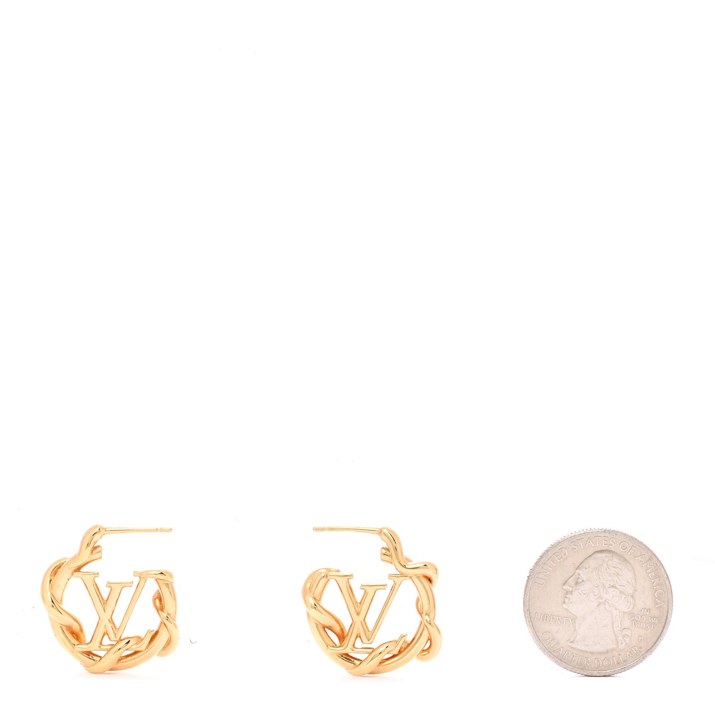 Garden Louise Hoop Earrings Gold