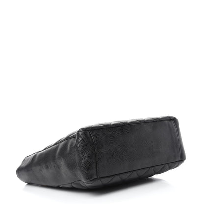 Chanel Caviar Quilted Petit Shopping Tote PST Black 4 of 11