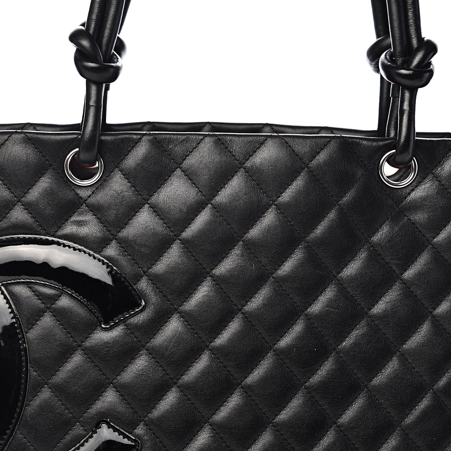 Chanel Calfskin Quilted Large Cambon Tote Black 10 of 13