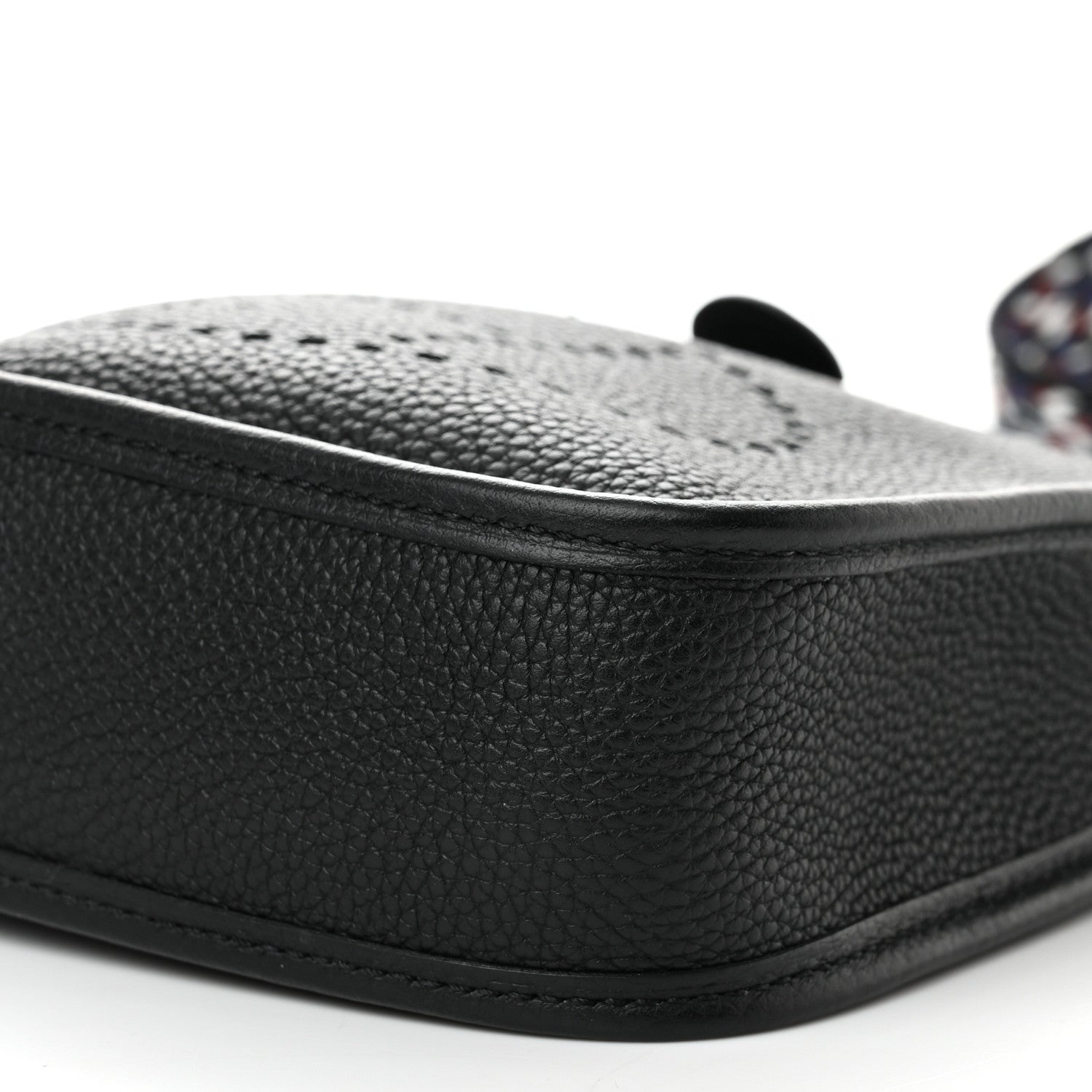 Hermes Taurillon Maurice Zigzag Evelyne TPM Black Bleu Zellige Indigo 10 of 10