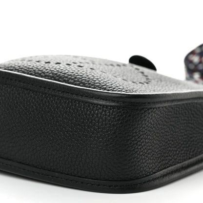 Hermes Taurillon Maurice Zigzag Evelyne TPM Black Bleu Zellige Indigo 10 of 10