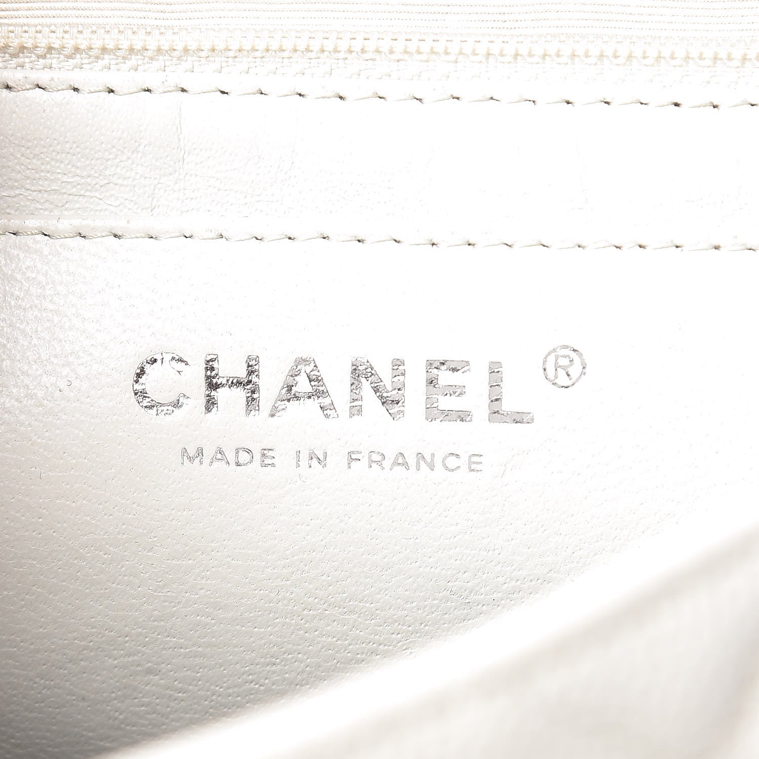 Chanel Caviar Quilted Jumbo Single Flap Bijoux Chain Ivory 6 of 17
