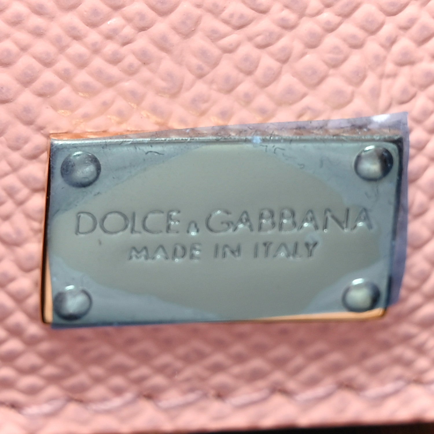 Dolce & Gabbana DOLCE GABBANA Dauphine Medium DG Family Patch Miss Sicily Satchel Rosa Carne 7 of 16