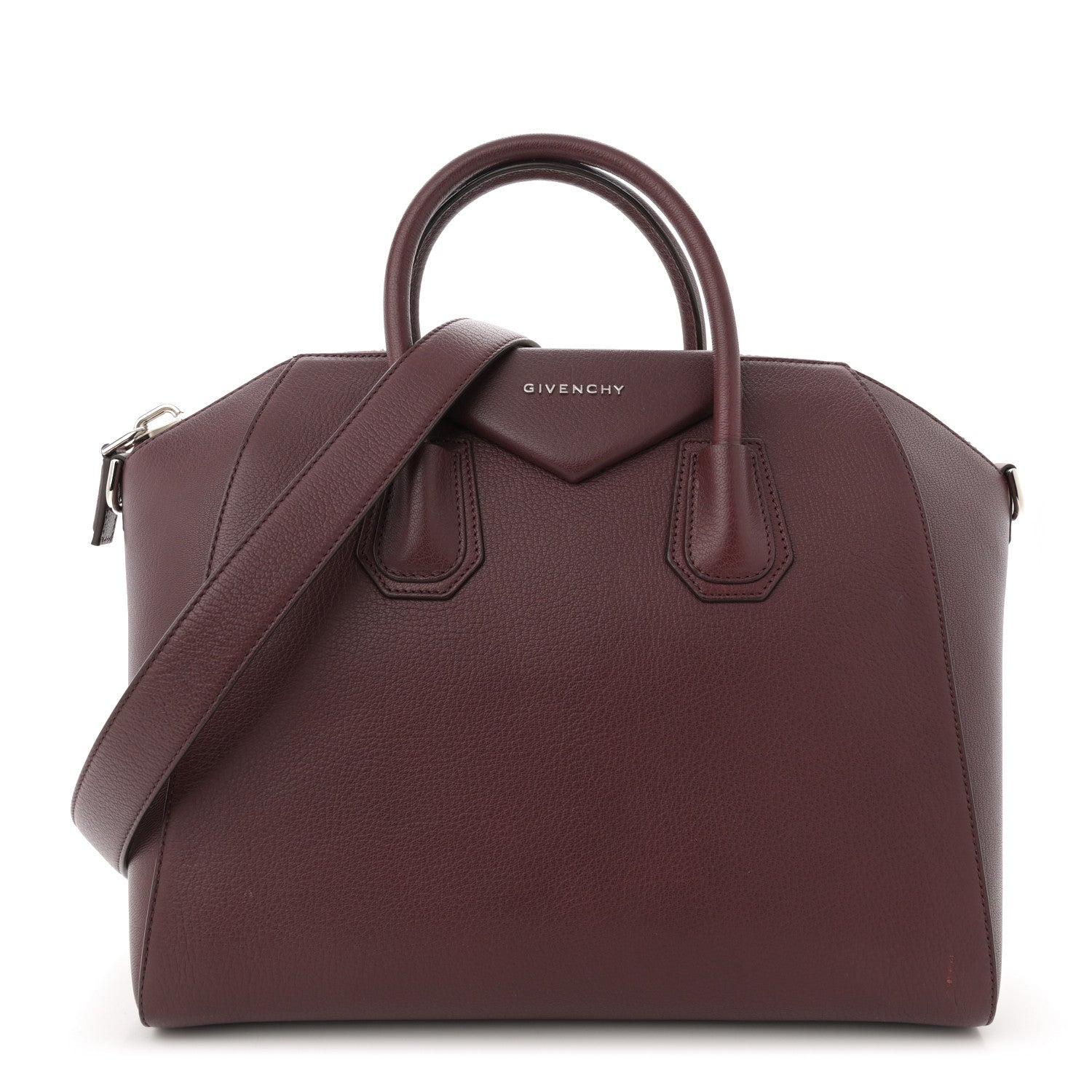 Givenchy Sugar Goatskin Medium Antigona Oxblood 1 of 13