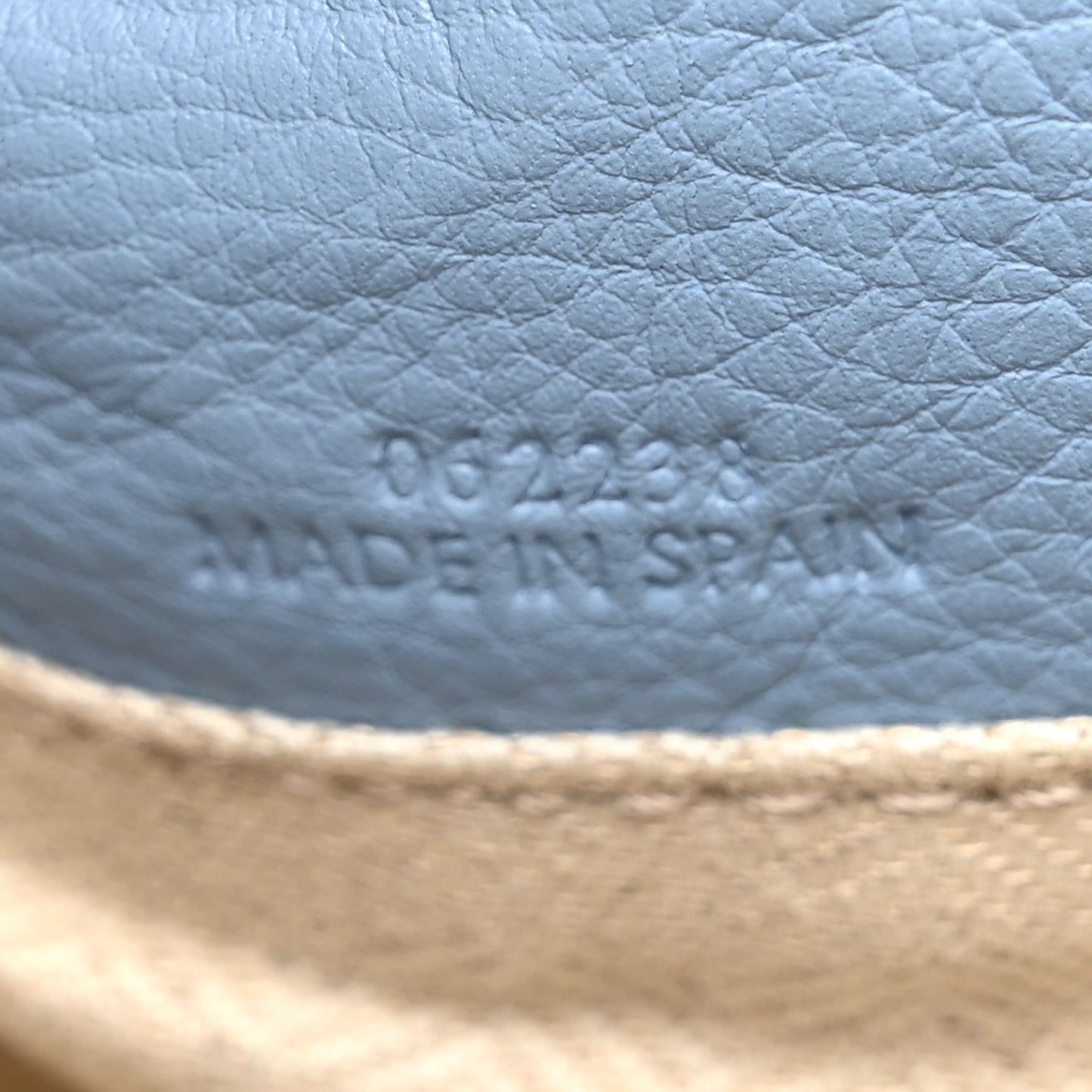 Calfskin Small Puzzle Bumbag Dusty Blue