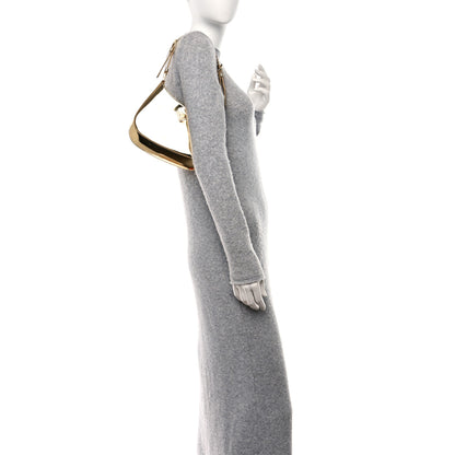 Prada Spazzolato Cleo Adjustable Strap Shoulder Bag Platino 2 of 9