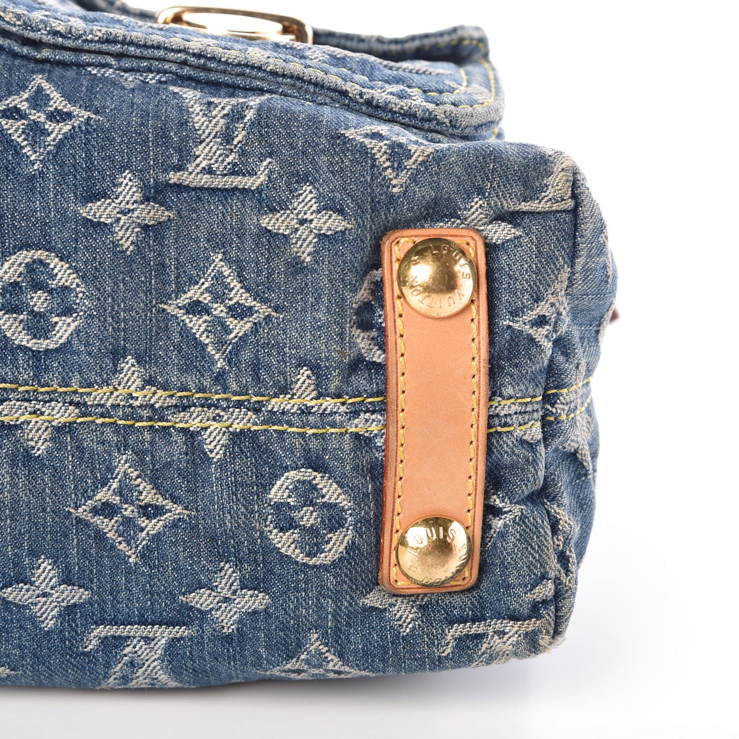Monogram Denim Baggy PM Blue