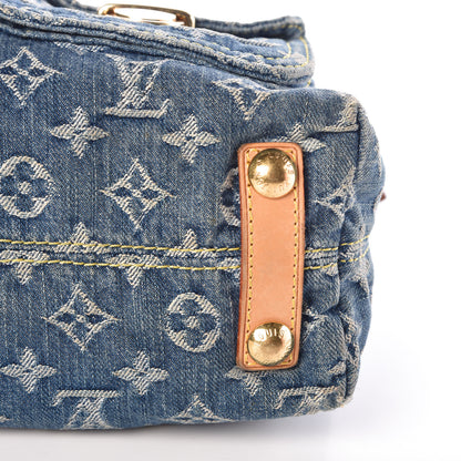 Louis Vuitton Monogram Denim Baggy PM Blue 14 of 17