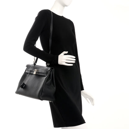Hermes Togo Kelly Retourne 35 Black 2 of 39