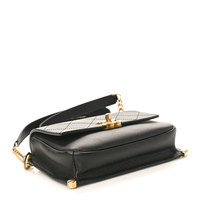 Chanel Calfskin Stitched Flap Black 4 of 10