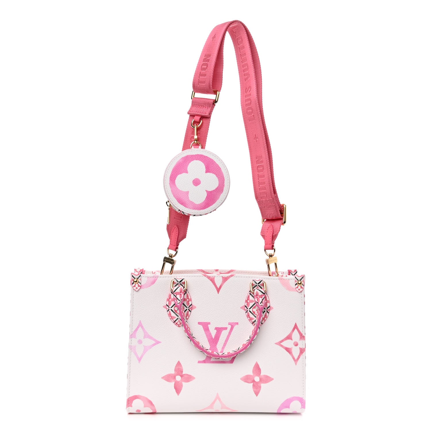 Louis Vuitton Monogram Giant By The Pool 2.0 Onthego PM Pink 1 of 9