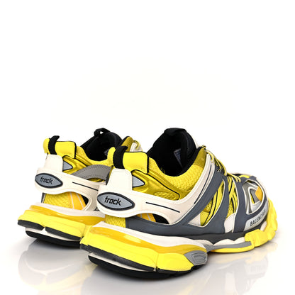 Balenciaga Mesh Nylon Mens Track Sneakers 44 Yellow Black White 4 of 7