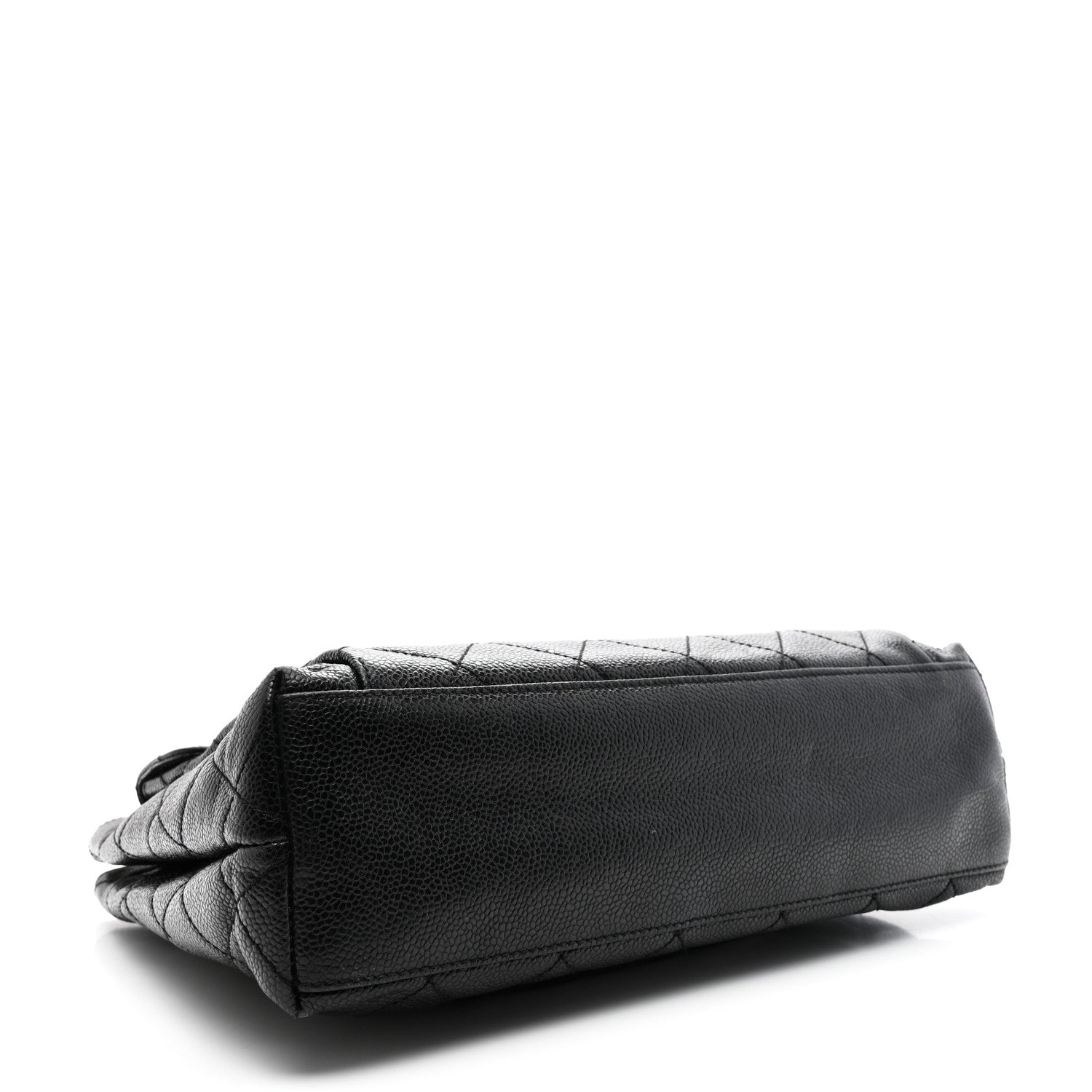 Chanel Caviar Quilted Pocket Shopping Tote Black 4 of 12