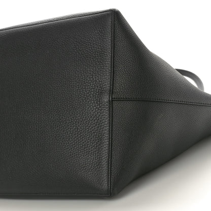 The Row Grained Calfskin Park Tote Three Black 11 of 12