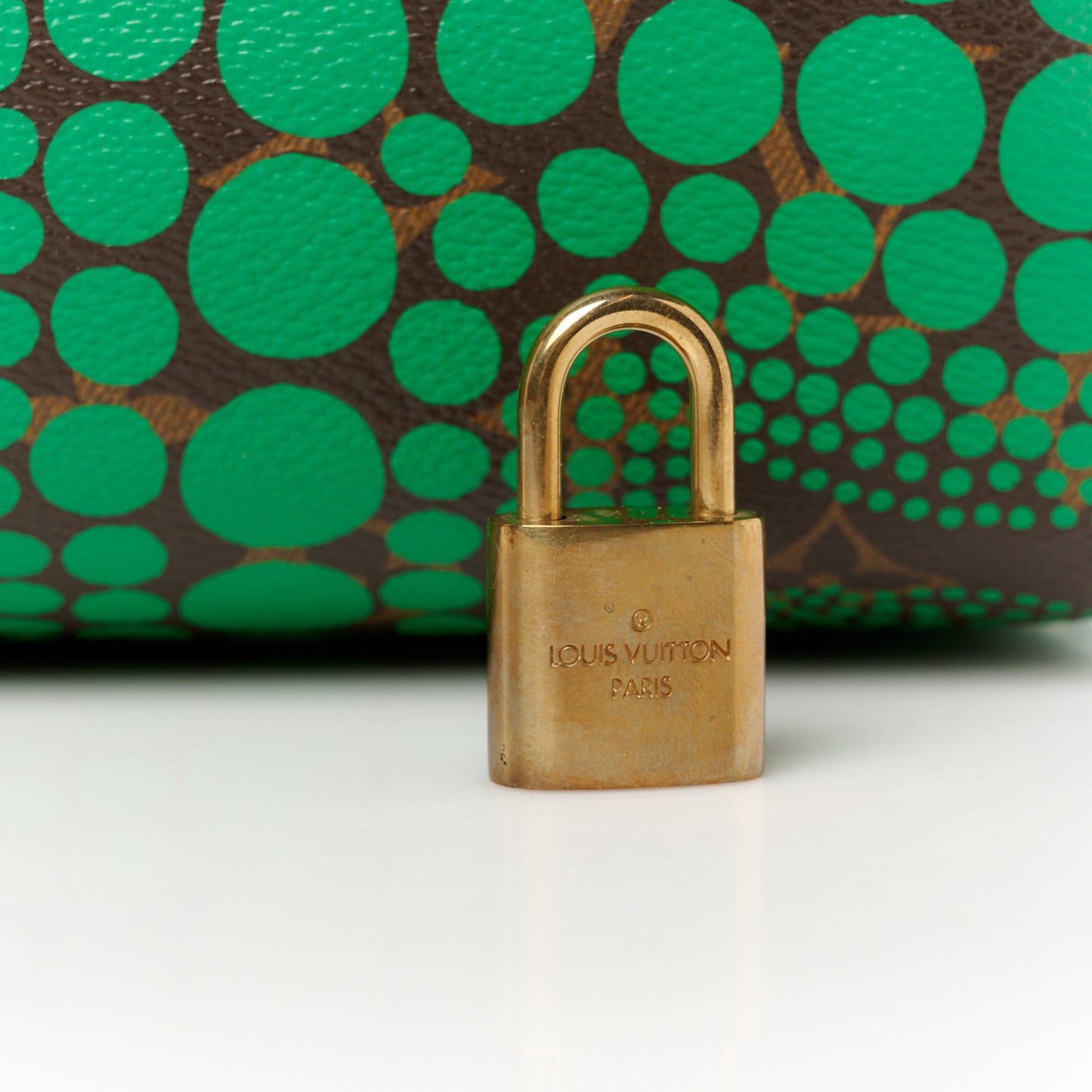 Monogram Kusama Town Speedy 30 Green