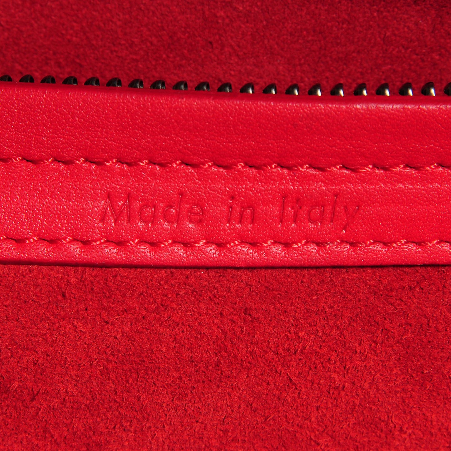 Supple Calfskin Medium Phantom Luggage Vermillion