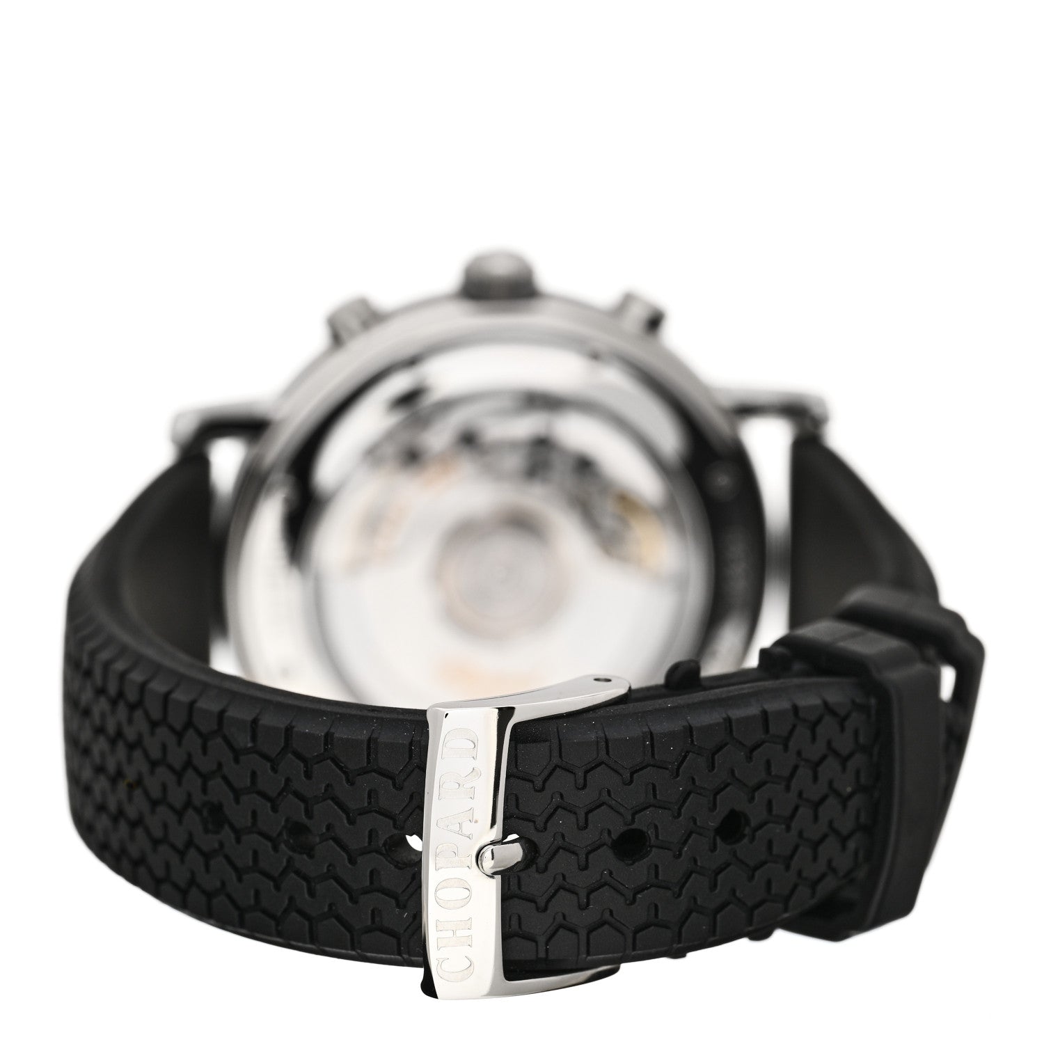 Chopard Stainless Steel Rubber 39mm Mille Miglia Chronograph Automatic Watch Silver 3 of 4