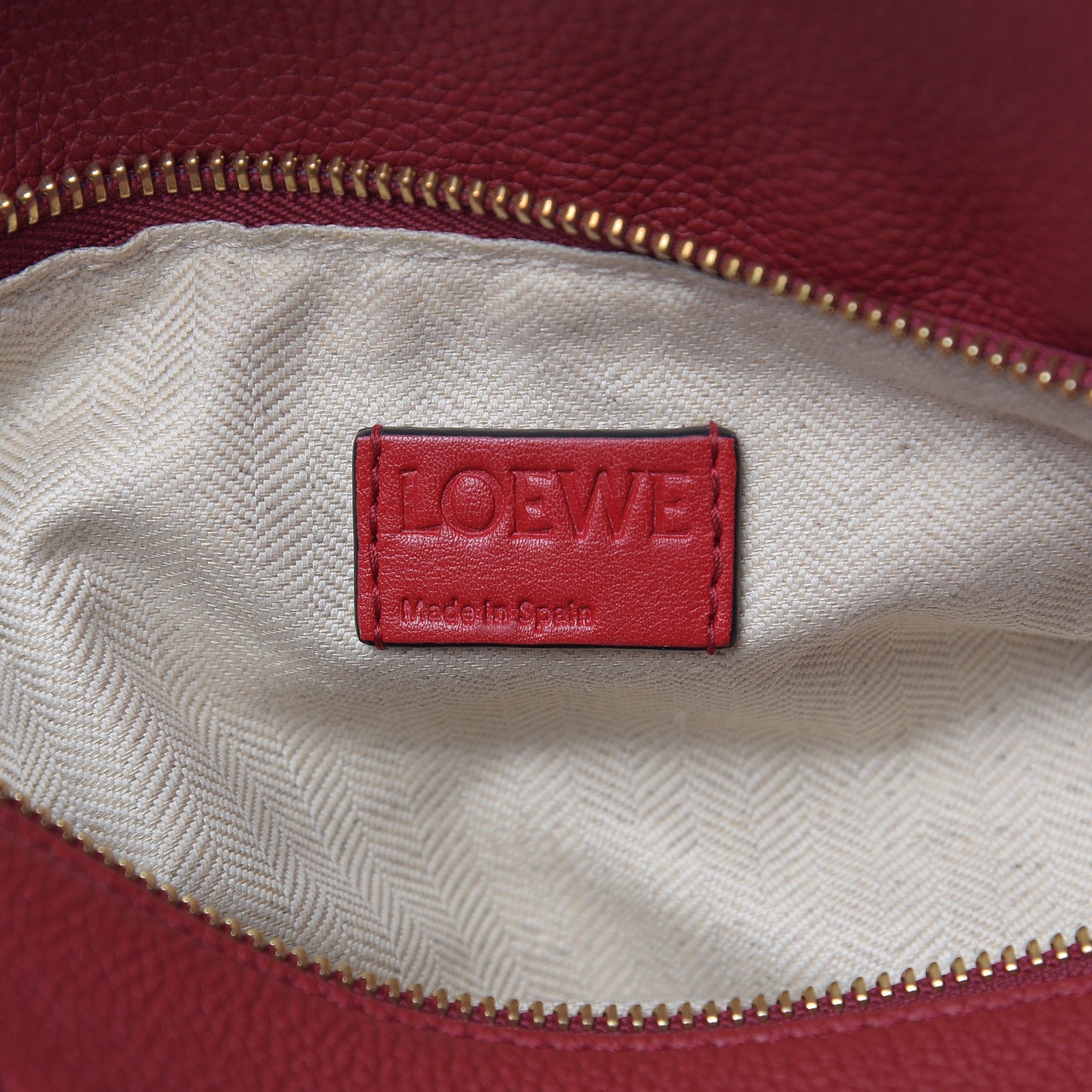 Calfskin Medium Puzzle Bag Rouge