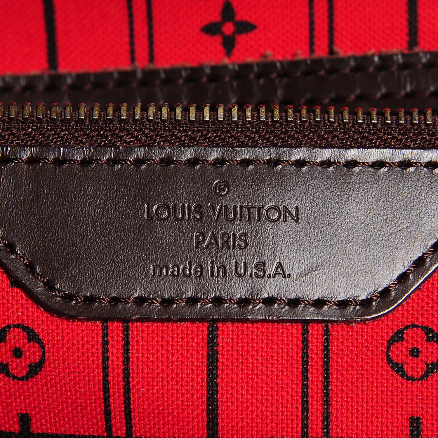 Louis Vuitton Damier Ebene Neverfull MM 6 of 7