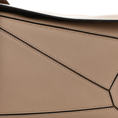 Loewe Grained Calfskin Small Puzzle Bag Sand Mink 8 of 11