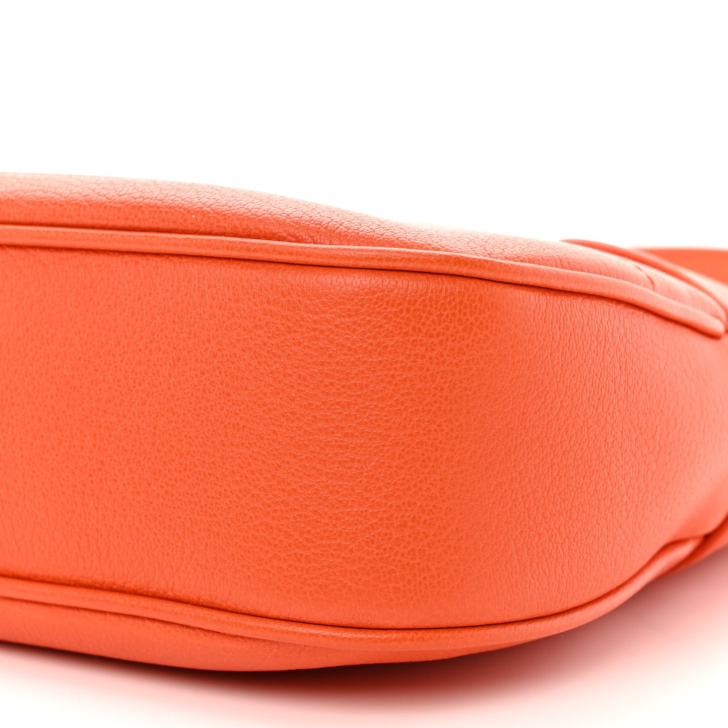 Goatskin Small Aphrodite Shoulder Bag Deep Orange