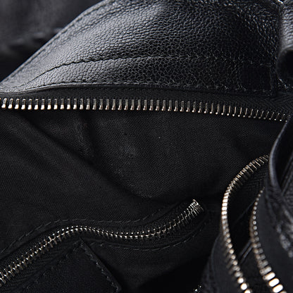 Balenciaga Chevre Silver Metallic Edge Hardware Velo Black 9 of 12