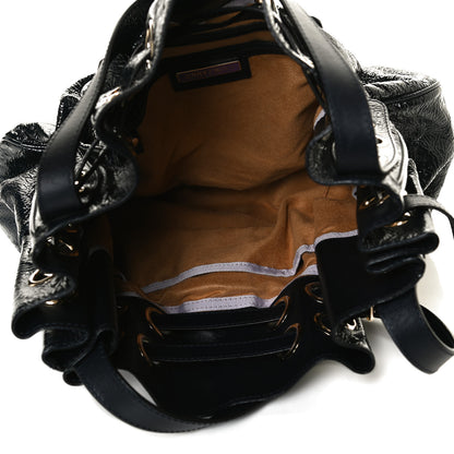 Jimmy Choo Crushed Patent Riki Bag Blue 5 of 14