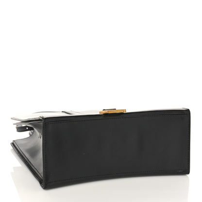 Balenciaga Shiny Box Calfskin Hourglass Tote Black 4 of 10
