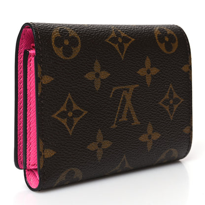 Louis Vuitton Monogram 2022 Christmas Animation Seoul Victorine Wallet Fuchsia 3 of 11
