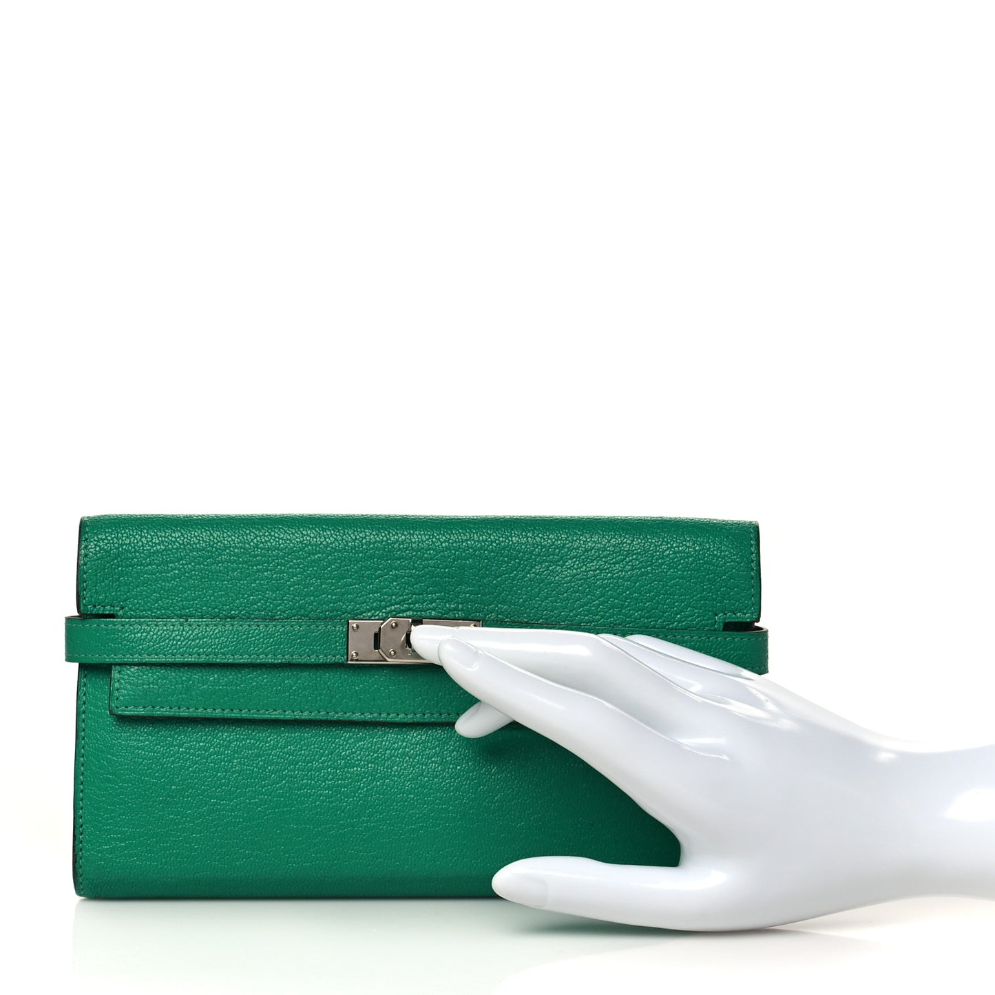 Chevre Mysore Kelly Longue Wallet Menthe