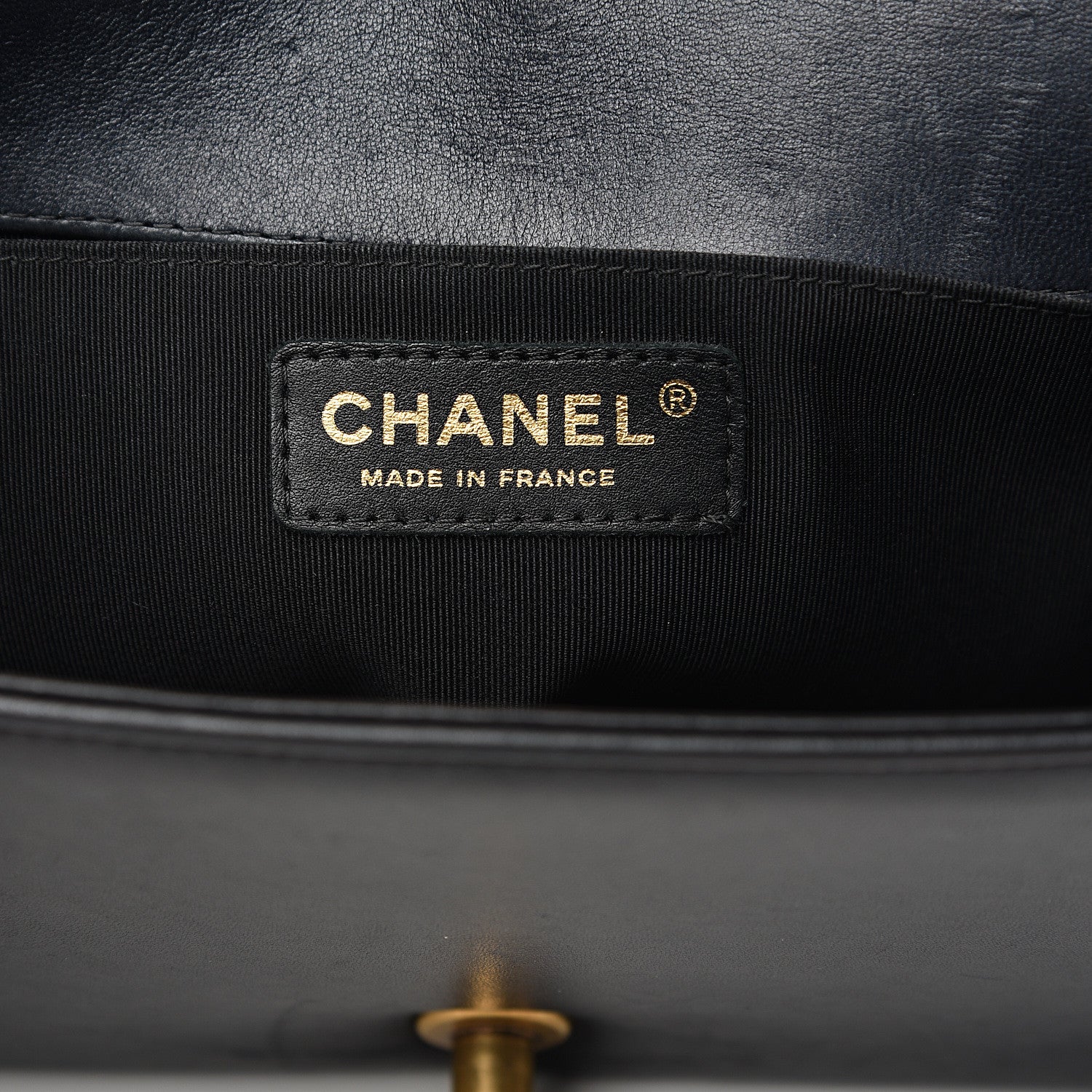 Chanel Lambskin Quilted Medium Boy Flap Black 5 of 14