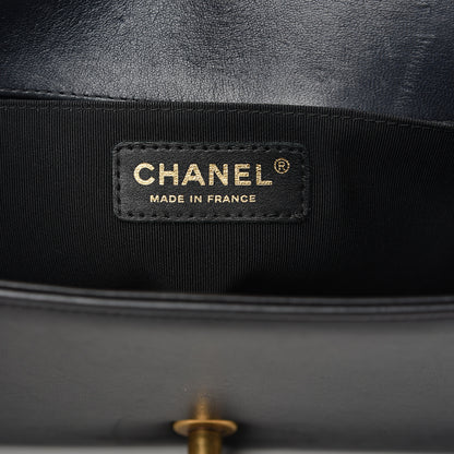Chanel Lambskin Quilted Medium Boy Flap Black 5 of 14