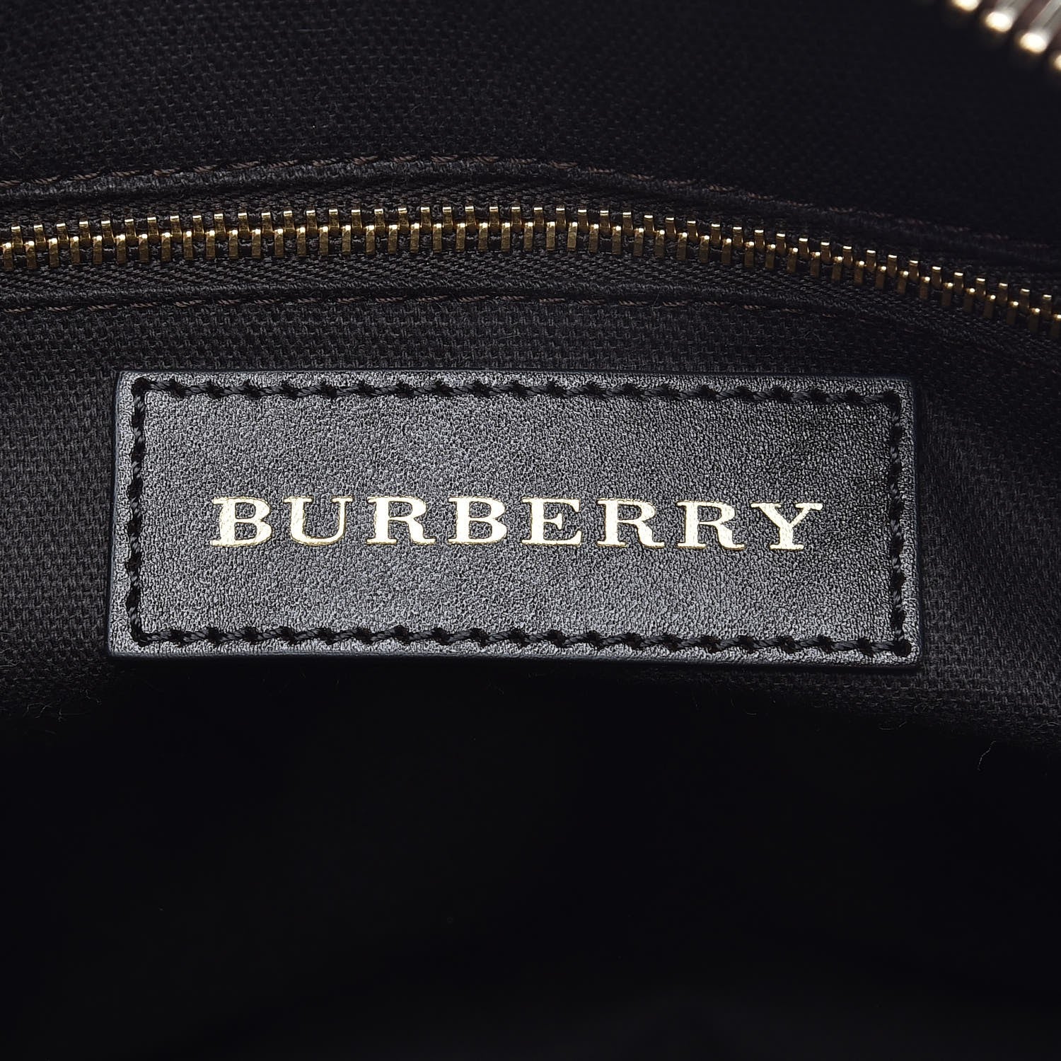 Burberry Haymarket Check Small Gladstone Chocolate 7 of 9