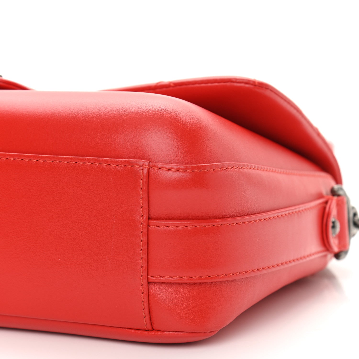 Chanel Calfskin Quilted Large Rock My Shoulder Flap Red 10 of 11